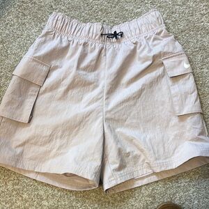 Nike Women's Cargo Shorts in Light Pink